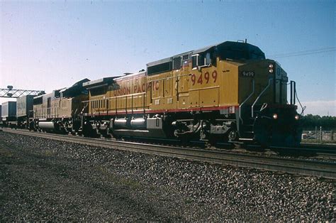 Railroad Slide - Union Pacific #9499 Locomotive 1993 Elmhurst IL Train ...