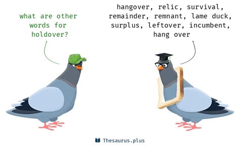 holdover synonyms similar words  holdover