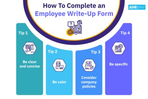 Employee Write Up Form Free Form And Guide Aihr