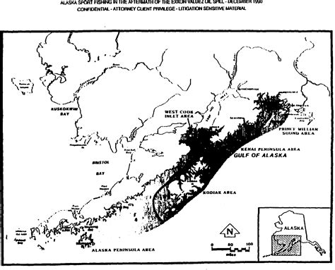 Exxon Oil Spill Map