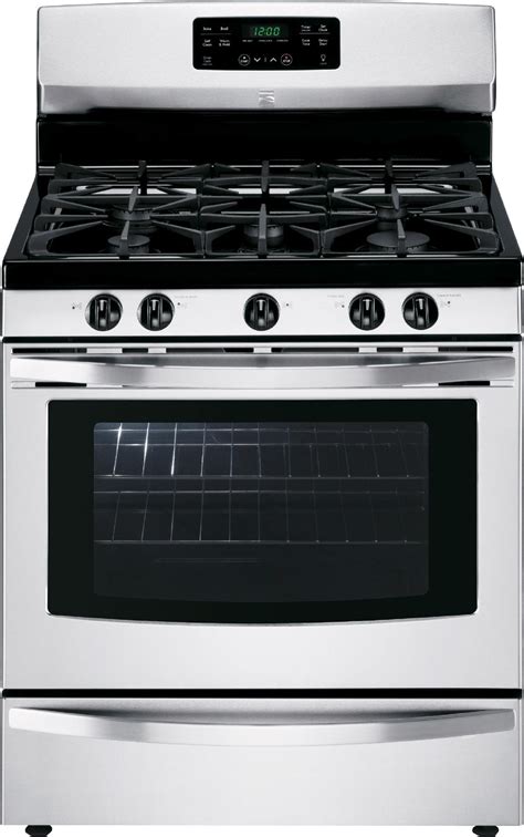 Kenmore 5 0 Cu Ft Freestanding Gas Range W Variable Self Clean Stainless Steel Stainless