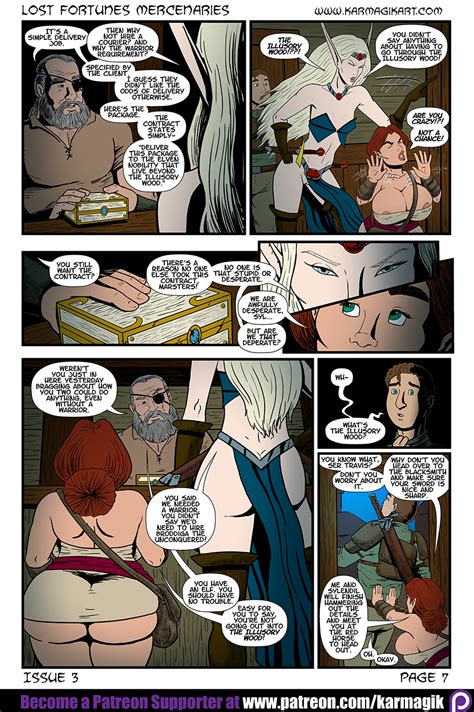 Lost Fortunes Mercenaries Page Color By Karmagik Hentai Foundry
