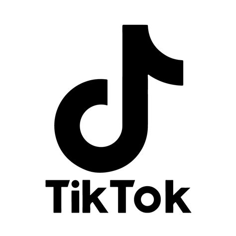 Black Tik Tok Logo PNG Images Transparent Free Download