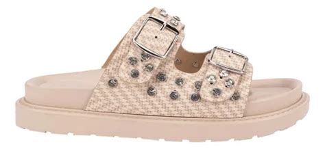 Sandalias Doble Suela Sueco Vi Line Fashion Nude Mujer Envío gratis