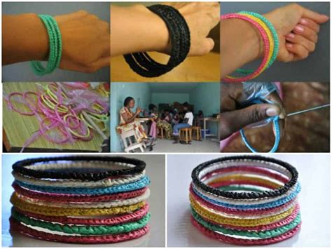 Bracelets Made â â From Recycled Plastic Bags And Fair Trade Made â â