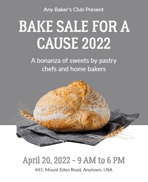 Bake Sale Flyer Ideas