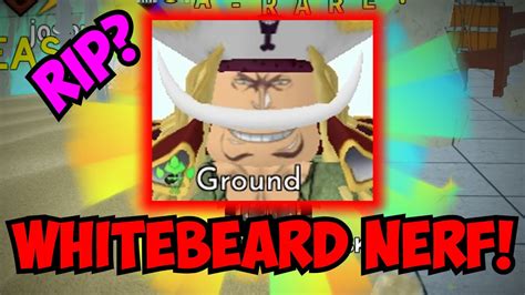 Prime Whitebeard 6 Star Got Nerfed Youtube