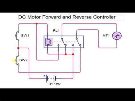 Dc Motor Direction Controller Circuit Dc Motor Forward Reverse