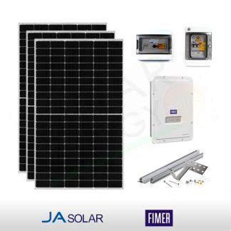 Kit Fotovoltaico Kw Ja Solar Fimer Completo