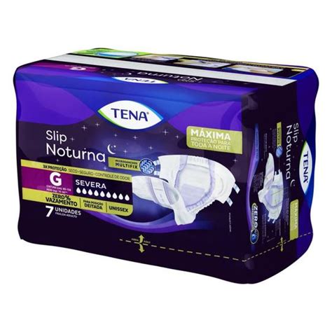 Fralda Geriatrica Tena Slip Noturna G Pacote Unidades Biofral