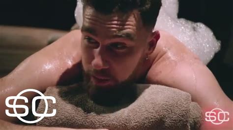 Travis Kelce Takes A Spa Day Sportscenter Espn Youtube