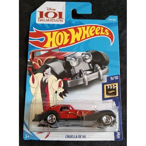 Hot Wheels Cruella De Vil Disney Dalmatians Shopee Malaysia