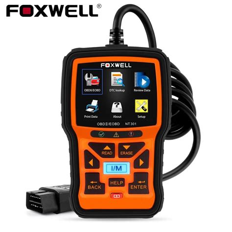 Foxwell Esc Ner Automotriz Nt Obd Lector De C Digo De Luz De