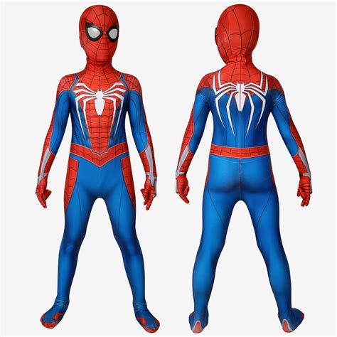 Spider-Man PS4 Costume Cosplay Advanced Suit Kids Peter Parker Unibuy