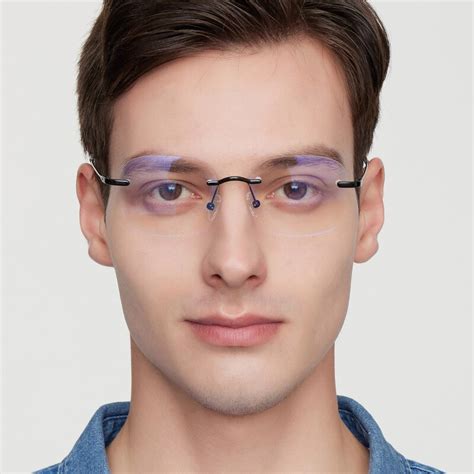 Benson Rectangle Black Eyeglasses