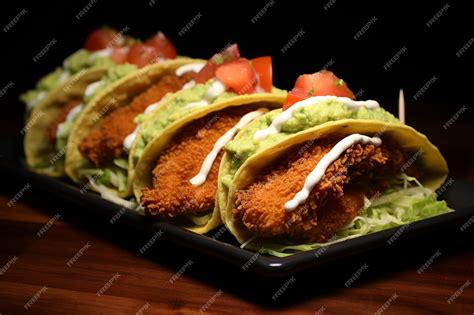 Premium Photo Tantalizing Chicken Tinga Empanadas With Salsa Roja