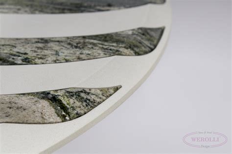 Modern Stone Coffee Table, Round Granite Coffee Table. Side Table or