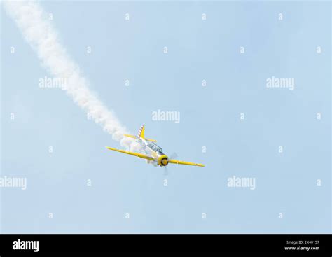 Mid Air Flying Propeller Front View Stock Photo Alamy