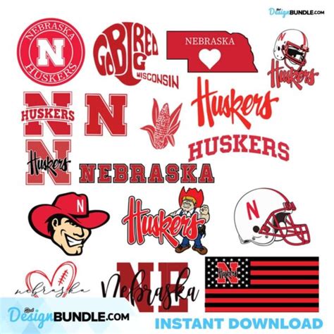 Nebraska Huskers Logo Team Svg Sport Svg Sport Logo Team Svg