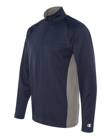 Champion S230 Colorblocked Performance Quarter Zip Pullover