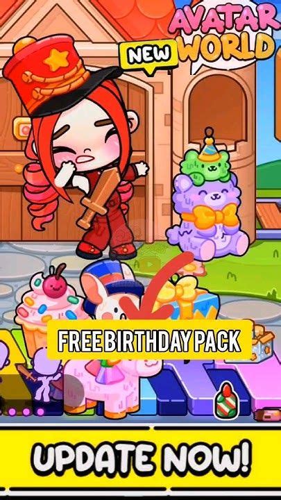 Avatar World New Update Free Birthday Pack Pinata Avatarworld Pazu