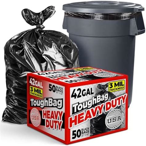 Toughbag Gallon Contractor Trash Bags W X H Mil