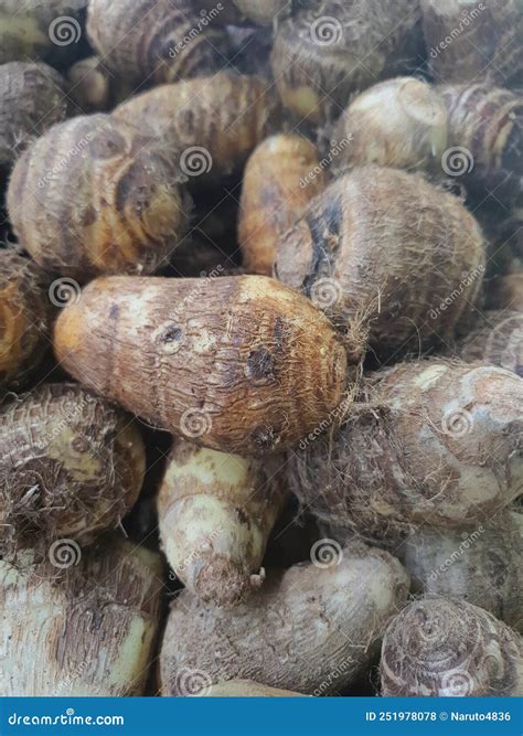 Baby Yam On Sale In The Market Stock Photo Image Of Healthy