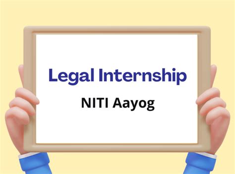 NITI Aayog Internship June 2024 New Delhi Dream Legal