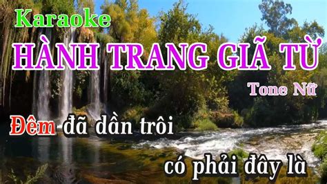 H Nh Trang Gi T Karaoke Tone N Youtube