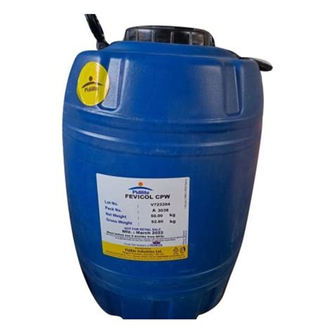 Fevicol Cpw Water Based Adhesive 50 Kg Hdpe Barrel At 230 Kg In