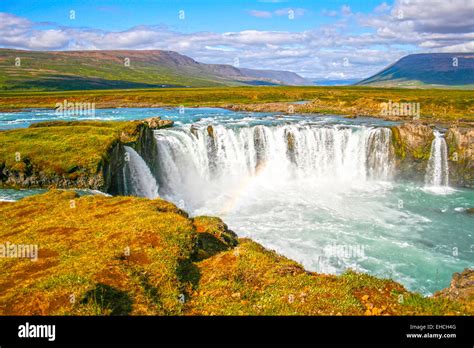 Godafoss Fall Of The Gods One Of The Most Famous And Beautiful