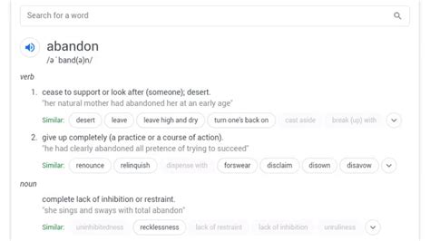 Abandon Word With Meaning And Pronounciation YouTube
