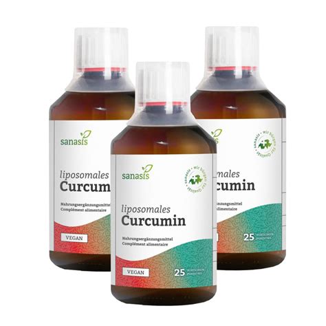 Sanasis Curcumin Liposomal 250 Ml Vitaminplus Online Shop