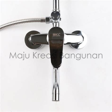 Jual Shower Column Tiang Set Kran Mixer Panas Dingin Keran Hot Cold Skl Tap Shopee Indonesia