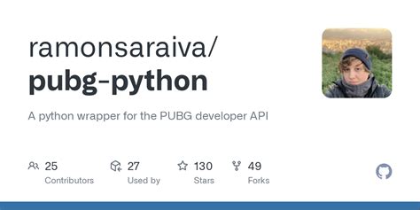 GitHub - ramonsaraiva/pubg-python: A python wrapper for the PUBG developer API