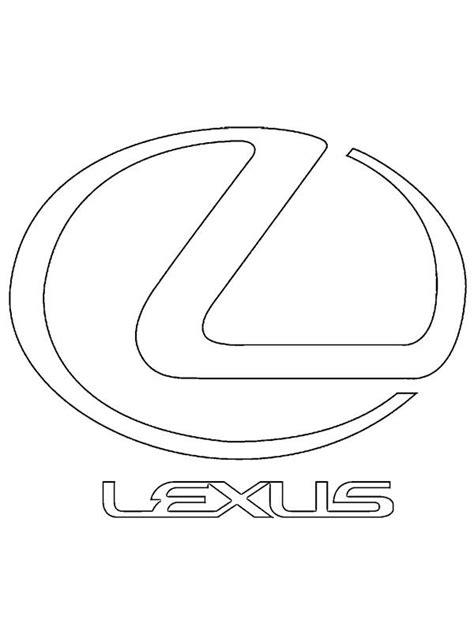 The Best Coloring Pages For All Ages Lexus Logo Car Logo Design