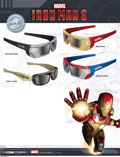 Iron Man 3 Collectible 3d Glasses Are Revealed