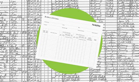 1810 Census Form Blank