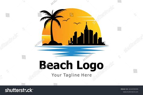 Beach City Logo Free Vector Stock Vector (Royalty Free) 2219729705 ...