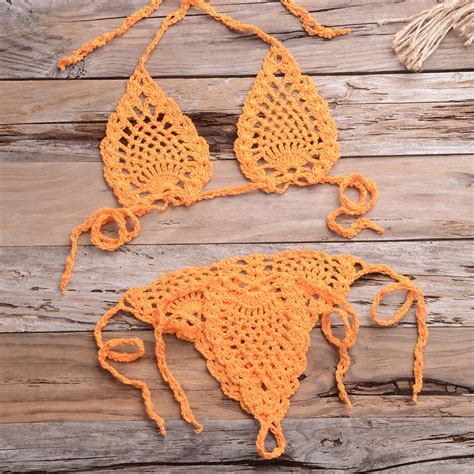 Hand Crocheted Swimsuit Thong String Sexy Bikini Set Mini Sunbathing Bikini Swimwear Alibaba
