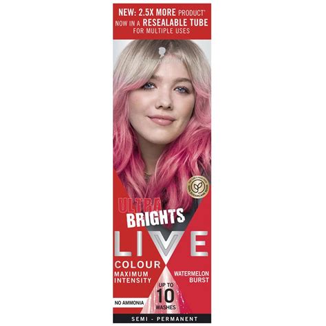 Buy Schwarzkopf Live Colour Ultra Brights Watermelon Burst 75ml Online