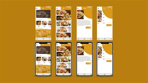 Restaurant Mobile App Ux Ui On Behance