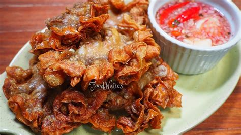 The Crispiest Chicharon Bulaklak Foodnatics Youtube