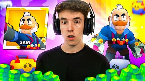 COMPRO Y MAXEO AL NUEVO BRAWLER SAM En BRAWL STARS YouTube