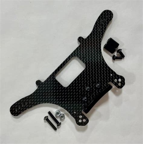 TRAXXAS SLASH DRAG TRUCK CARBON FIBER REAR SHOCK TOWER 3MM