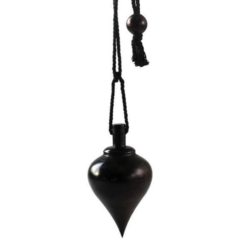 Pendule Bois Goutte Buis Teinté Noir radiesthesie Achat Vente