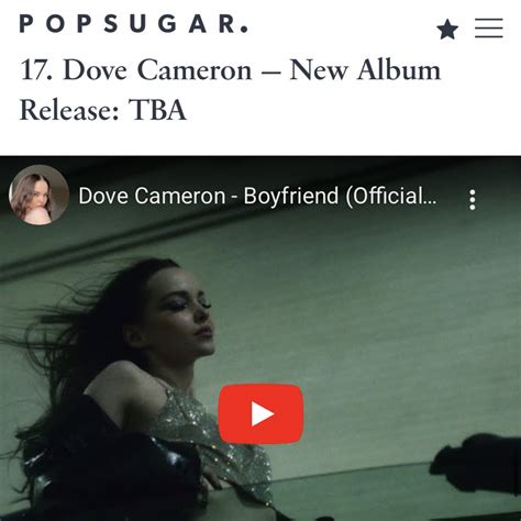 Dove Cameron Brasil F Clube On Twitter O Site Popsugar Listou O