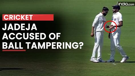 Ind Vs Aus St Test Ravindra Jadeja Accused Of Ball Tampering Know