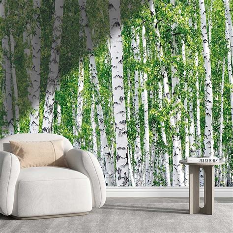 Yanfenqi Rv Wallpaper Stick And Peel Birch Tree Shiplap Contact Paper