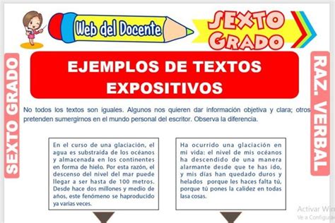 Pin En Ejemplo De Texto Expositivo